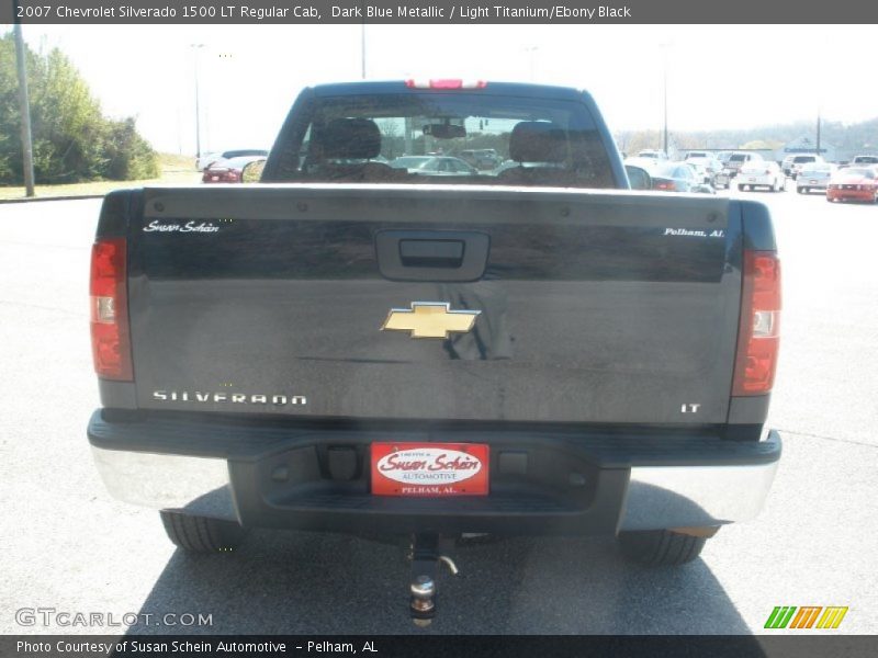 Dark Blue Metallic / Light Titanium/Ebony Black 2007 Chevrolet Silverado 1500 LT Regular Cab