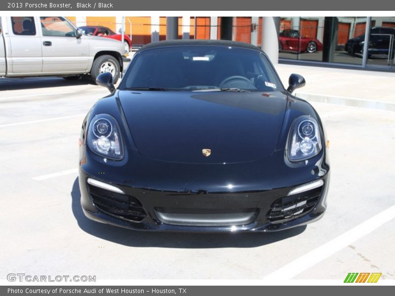 Black / Black 2013 Porsche Boxster