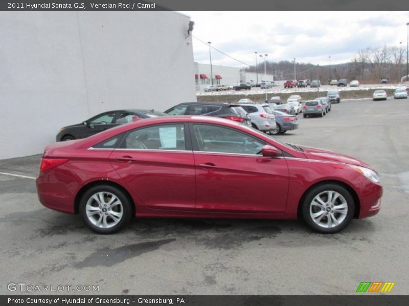 Venetian Red / Camel 2011 Hyundai Sonata GLS