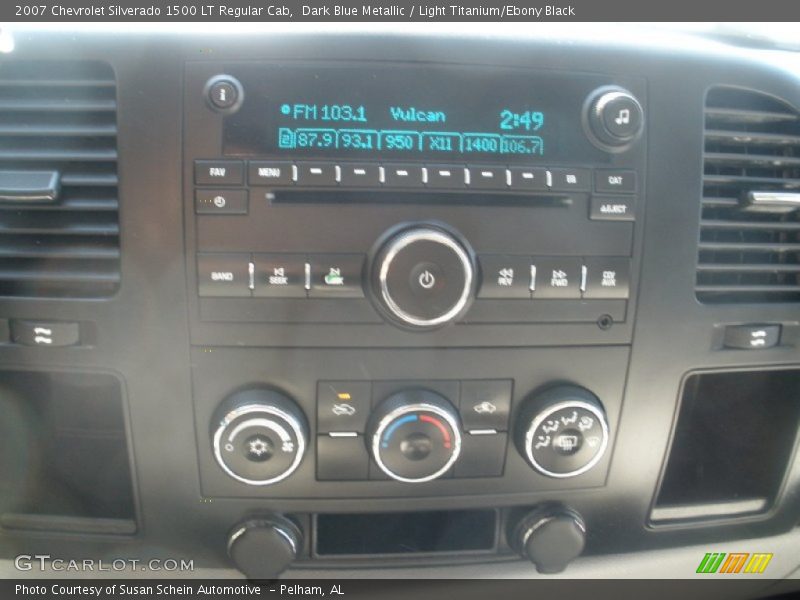 Dark Blue Metallic / Light Titanium/Ebony Black 2007 Chevrolet Silverado 1500 LT Regular Cab