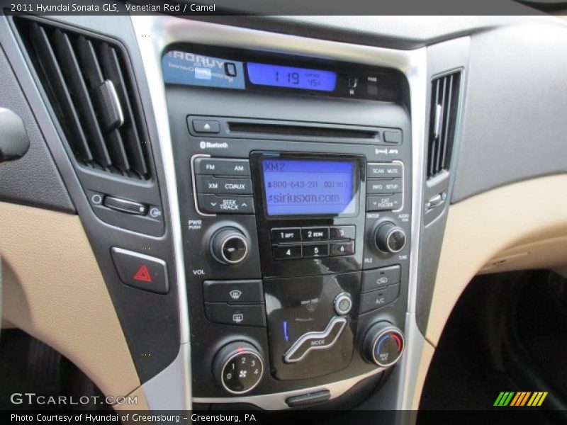 Venetian Red / Camel 2011 Hyundai Sonata GLS