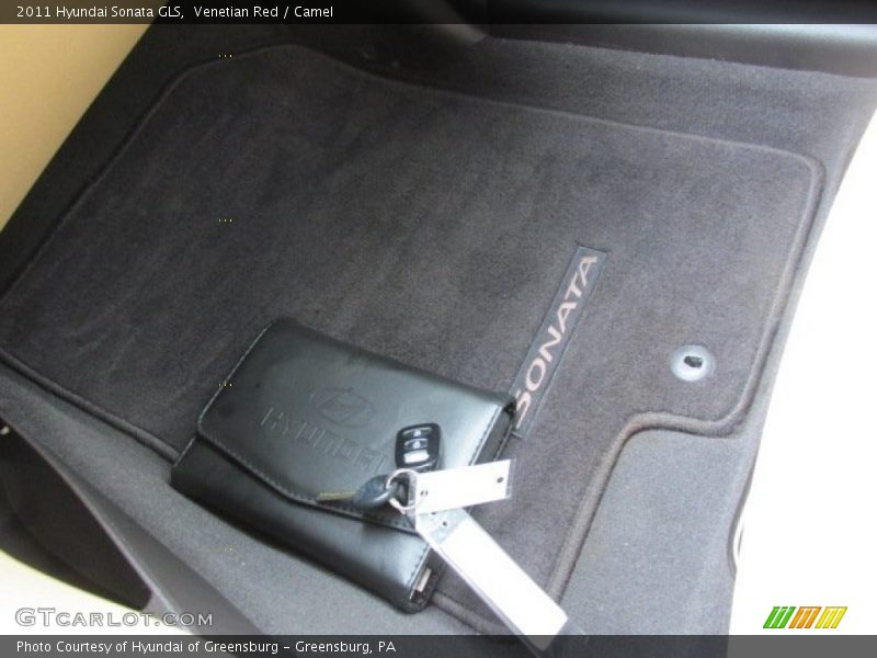 Venetian Red / Camel 2011 Hyundai Sonata GLS