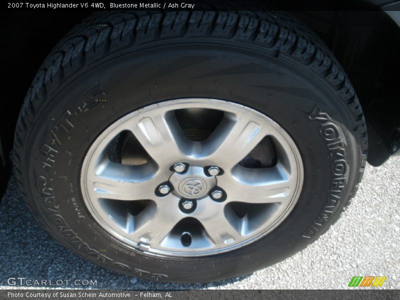 Bluestone Metallic / Ash Gray 2007 Toyota Highlander V6 4WD