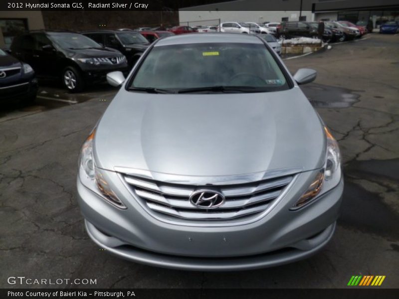 Radiant Silver / Gray 2012 Hyundai Sonata GLS
