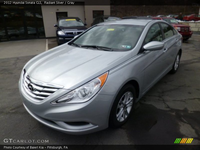 Radiant Silver / Gray 2012 Hyundai Sonata GLS