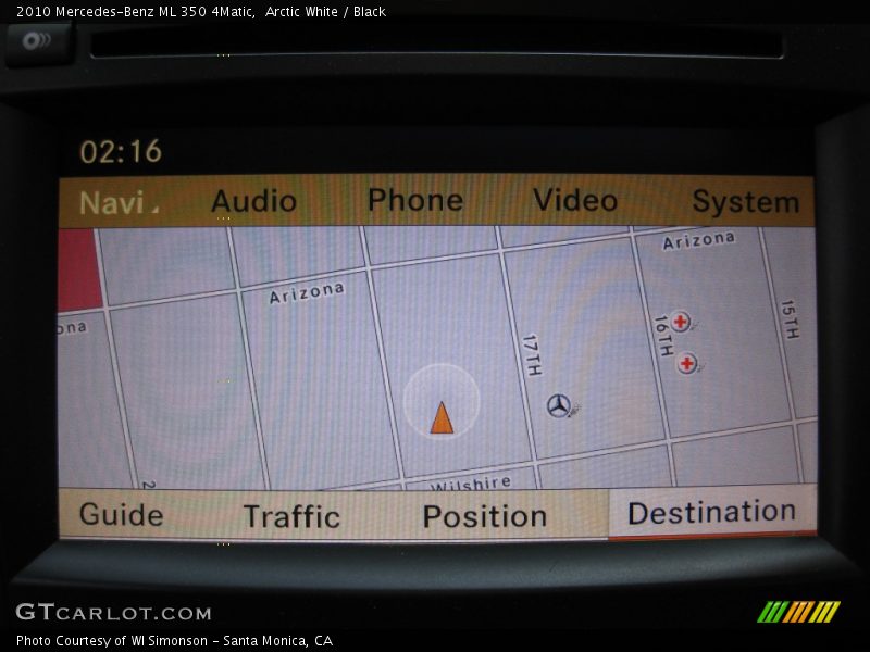 Arctic White / Black 2010 Mercedes-Benz ML 350 4Matic