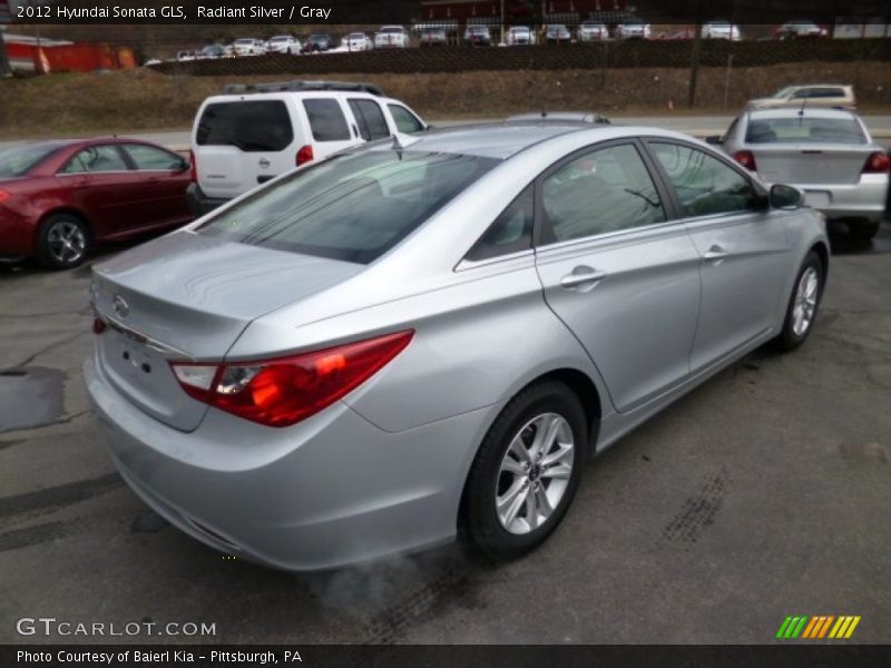 Radiant Silver / Gray 2012 Hyundai Sonata GLS