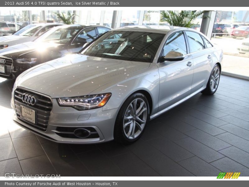 Ice Silver Metallic / Black 2013 Audi S6 4.0 TFSI quattro Sedan