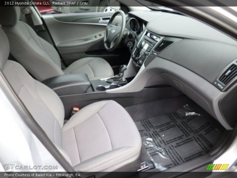 Radiant Silver / Gray 2012 Hyundai Sonata GLS