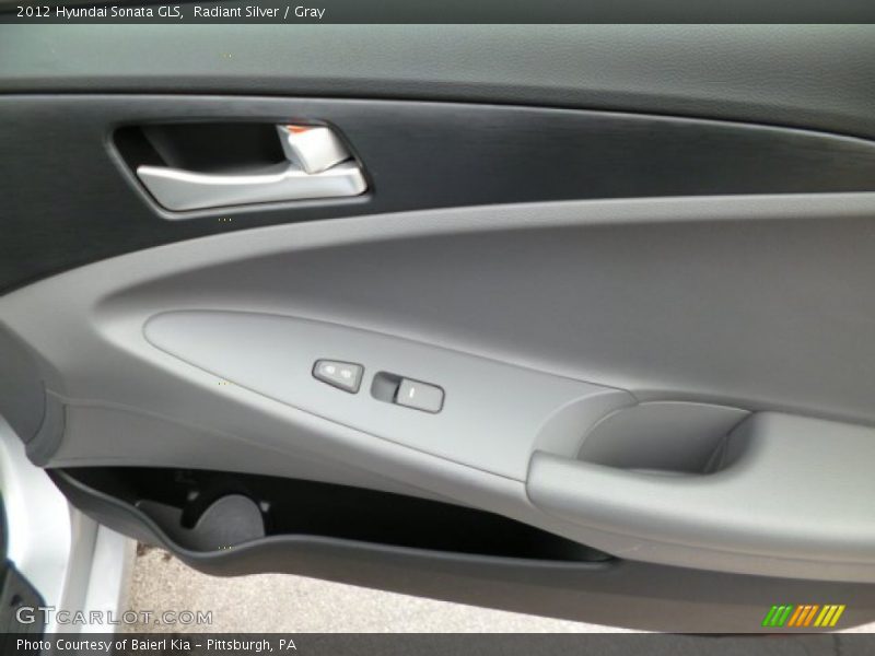 Radiant Silver / Gray 2012 Hyundai Sonata GLS