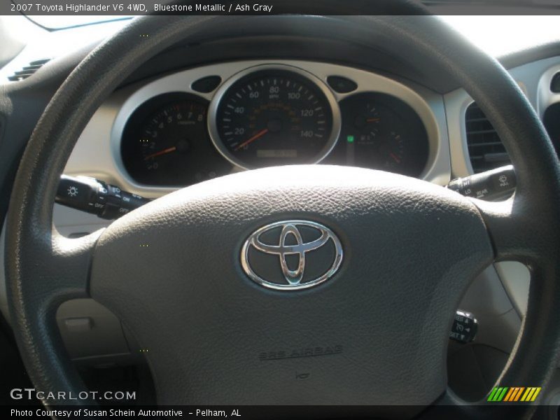 Bluestone Metallic / Ash Gray 2007 Toyota Highlander V6 4WD
