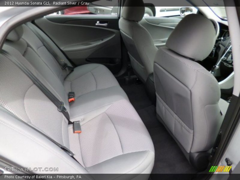 Radiant Silver / Gray 2012 Hyundai Sonata GLS