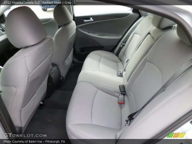 Radiant Silver / Gray 2012 Hyundai Sonata GLS
