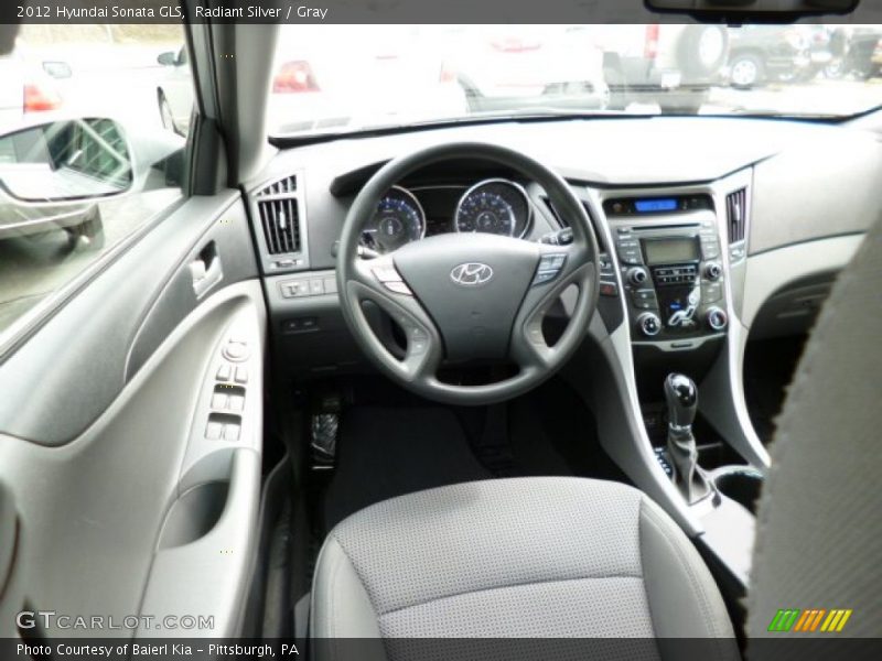 Radiant Silver / Gray 2012 Hyundai Sonata GLS