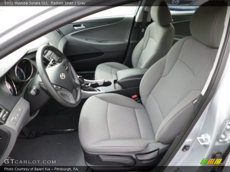 Radiant Silver / Gray 2012 Hyundai Sonata GLS