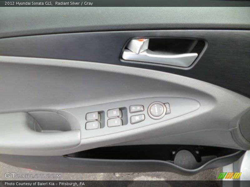 Radiant Silver / Gray 2012 Hyundai Sonata GLS