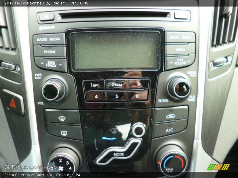 Radiant Silver / Gray 2012 Hyundai Sonata GLS