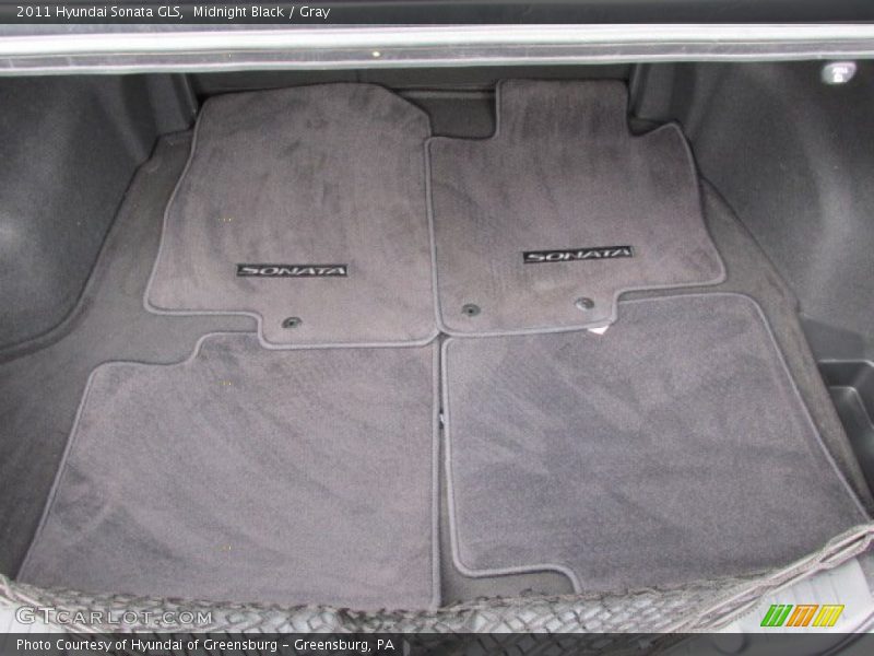 Midnight Black / Gray 2011 Hyundai Sonata GLS