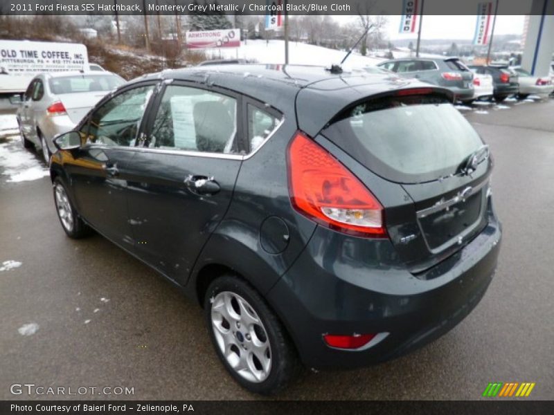 2011 Fiesta SES Hatchback Monterey Grey Metallic