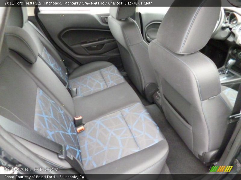 Rear Seat of 2011 Fiesta SES Hatchback