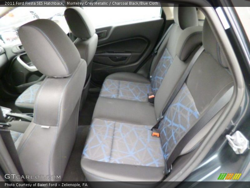 Rear Seat of 2011 Fiesta SES Hatchback