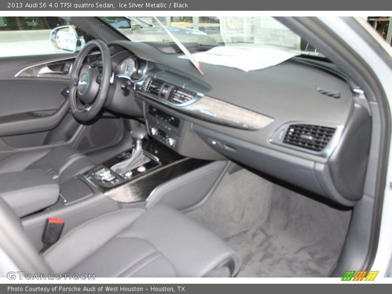 Ice Silver Metallic / Black 2013 Audi S6 4.0 TFSI quattro Sedan