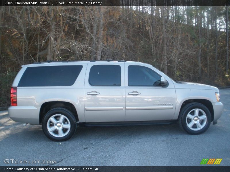 Silver Birch Metallic / Ebony 2009 Chevrolet Suburban LT