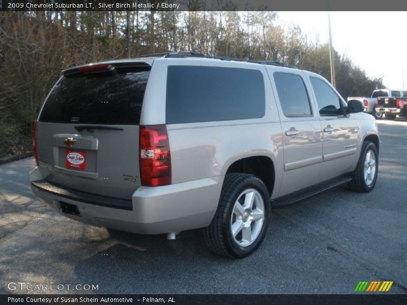 Silver Birch Metallic / Ebony 2009 Chevrolet Suburban LT