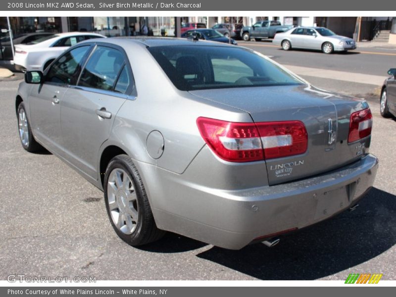 Silver Birch Metallic / Dark Charcoal 2008 Lincoln MKZ AWD Sedan