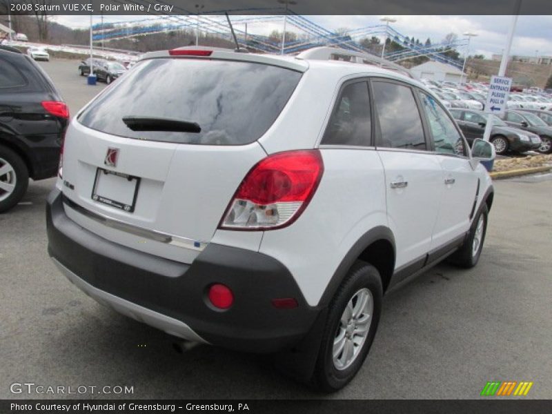 Polar White / Gray 2008 Saturn VUE XE