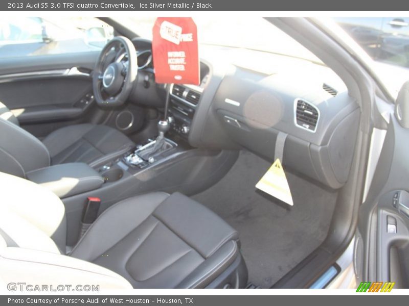 Ice Silver Metallic / Black 2013 Audi S5 3.0 TFSI quattro Convertible