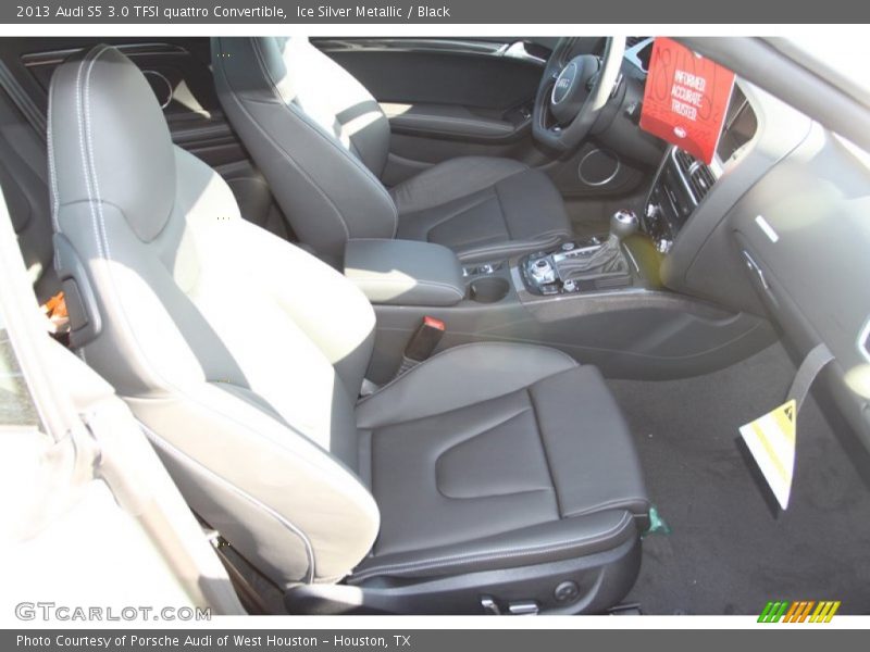Ice Silver Metallic / Black 2013 Audi S5 3.0 TFSI quattro Convertible