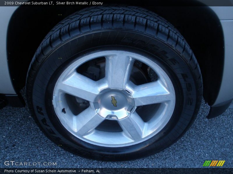 Silver Birch Metallic / Ebony 2009 Chevrolet Suburban LT