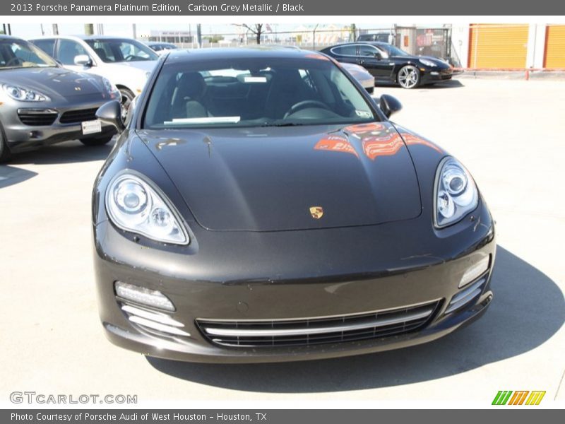 Carbon Grey Metallic / Black 2013 Porsche Panamera Platinum Edition