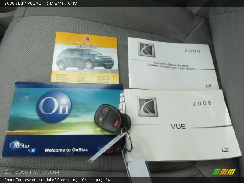 Polar White / Gray 2008 Saturn VUE XE