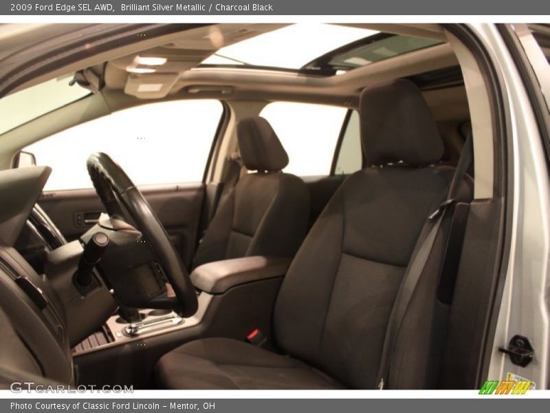 Brilliant Silver Metallic / Charcoal Black 2009 Ford Edge SEL AWD