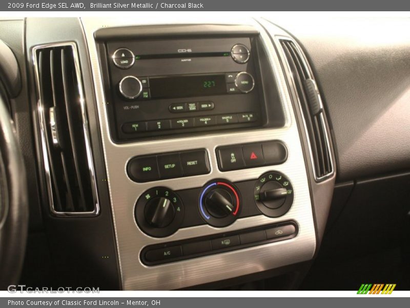 Brilliant Silver Metallic / Charcoal Black 2009 Ford Edge SEL AWD