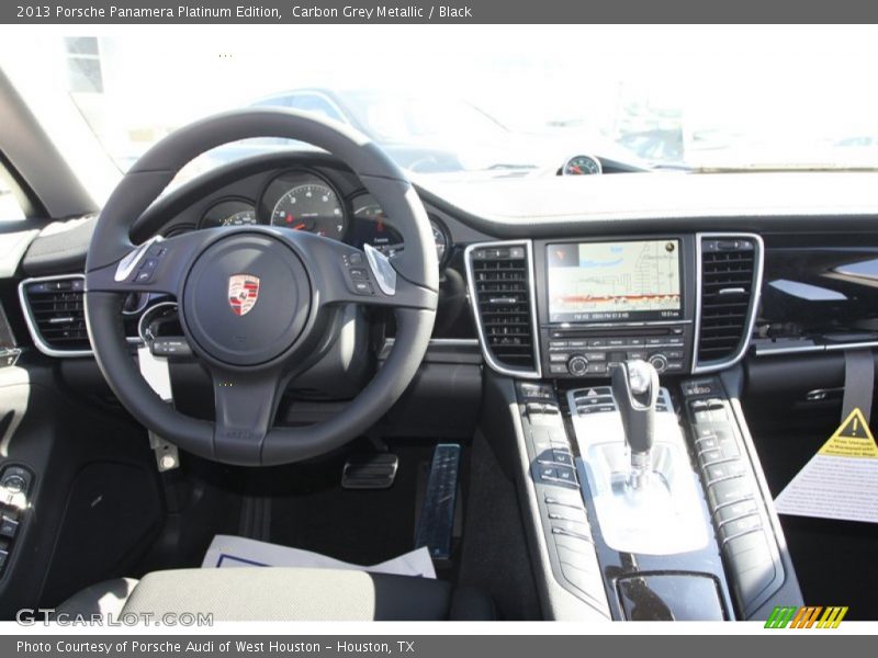 Carbon Grey Metallic / Black 2013 Porsche Panamera Platinum Edition