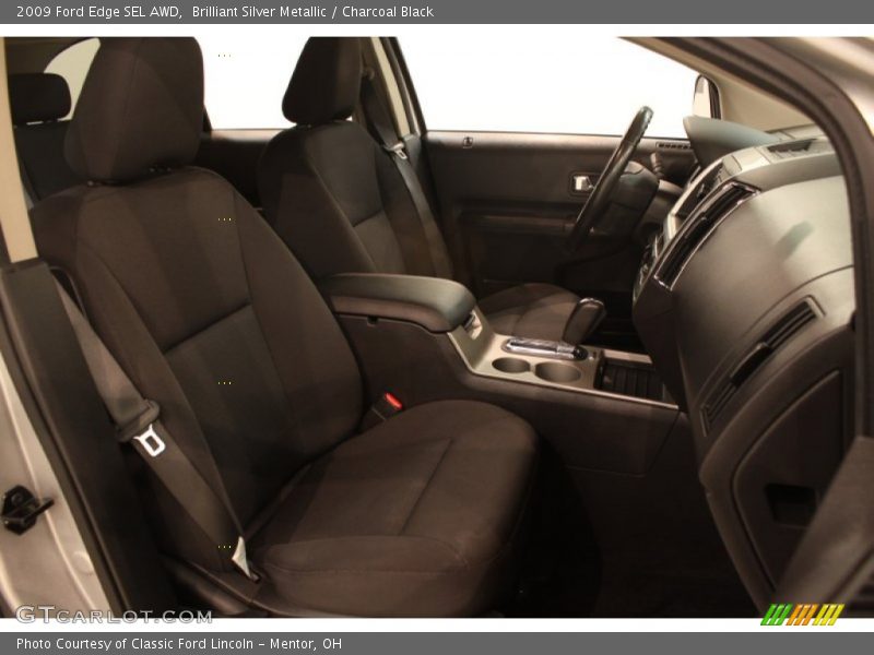 Brilliant Silver Metallic / Charcoal Black 2009 Ford Edge SEL AWD