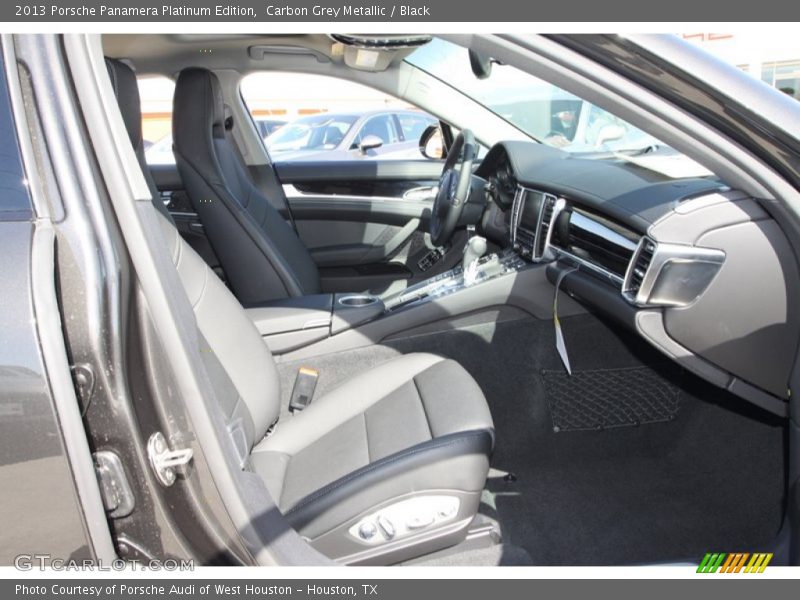 Carbon Grey Metallic / Black 2013 Porsche Panamera Platinum Edition