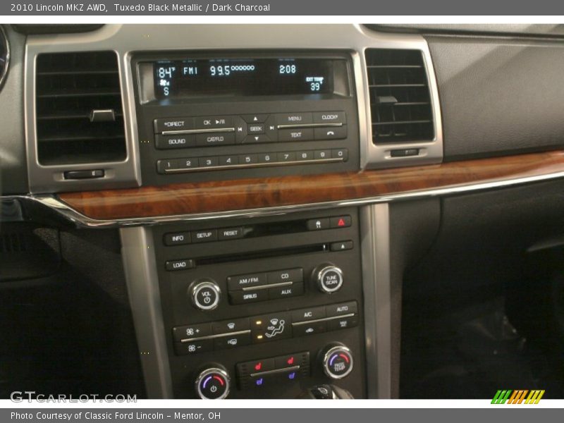 Tuxedo Black Metallic / Dark Charcoal 2010 Lincoln MKZ AWD