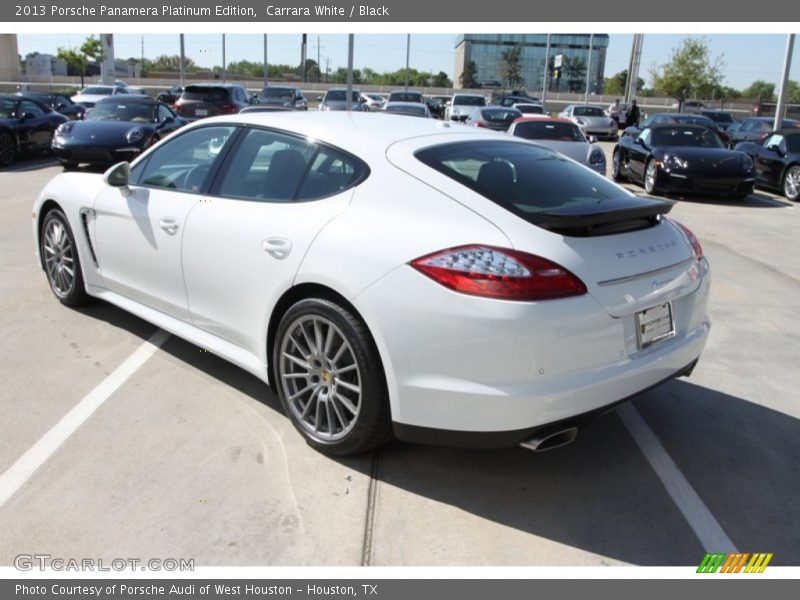 Carrara White / Black 2013 Porsche Panamera Platinum Edition