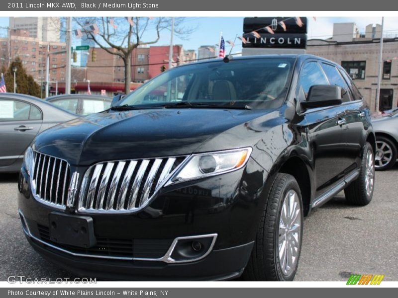 Black / Medium Light Stone 2011 Lincoln MKX AWD