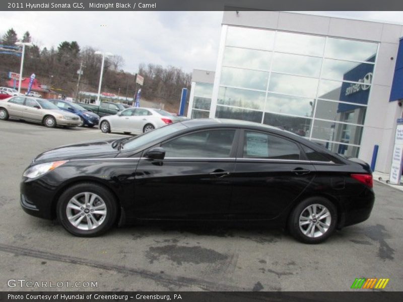 Midnight Black / Camel 2011 Hyundai Sonata GLS