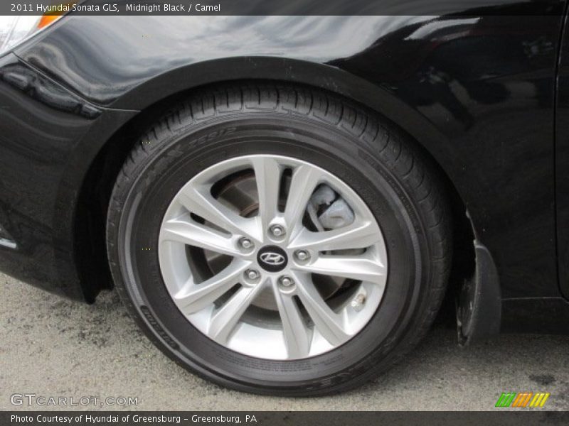 Midnight Black / Camel 2011 Hyundai Sonata GLS