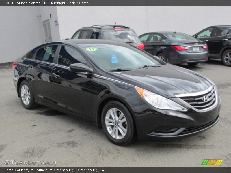 Midnight Black / Camel 2011 Hyundai Sonata GLS