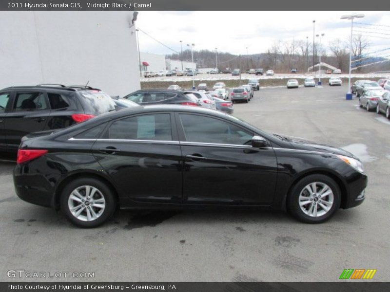 Midnight Black / Camel 2011 Hyundai Sonata GLS