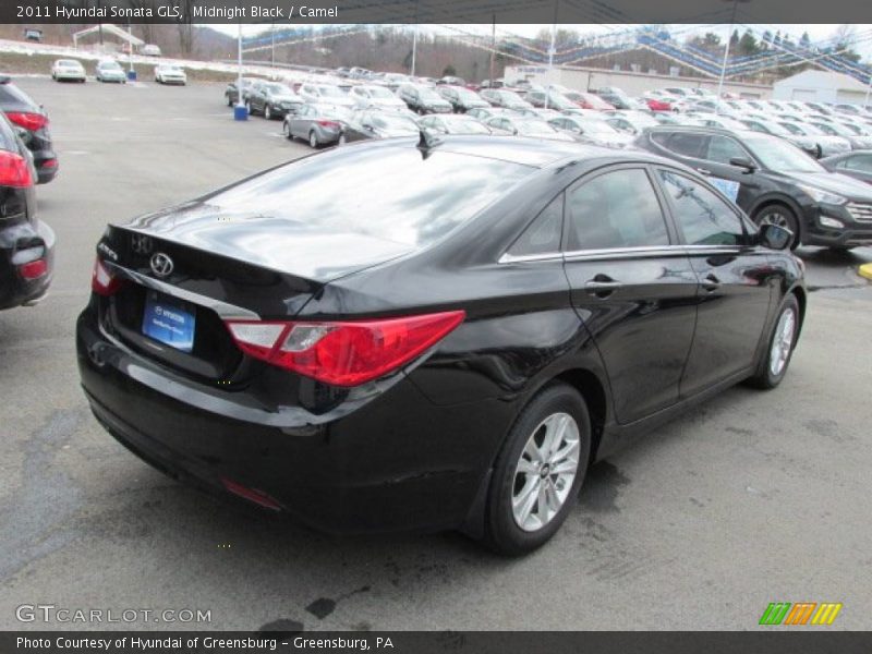 Midnight Black / Camel 2011 Hyundai Sonata GLS
