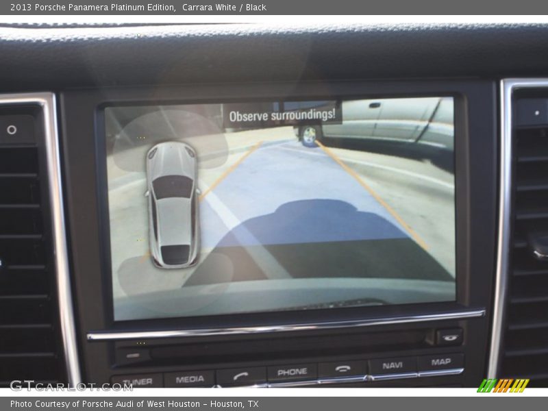 Carrara White / Black 2013 Porsche Panamera Platinum Edition
