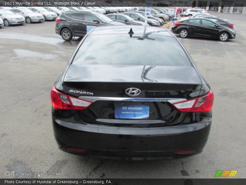Midnight Black / Camel 2011 Hyundai Sonata GLS